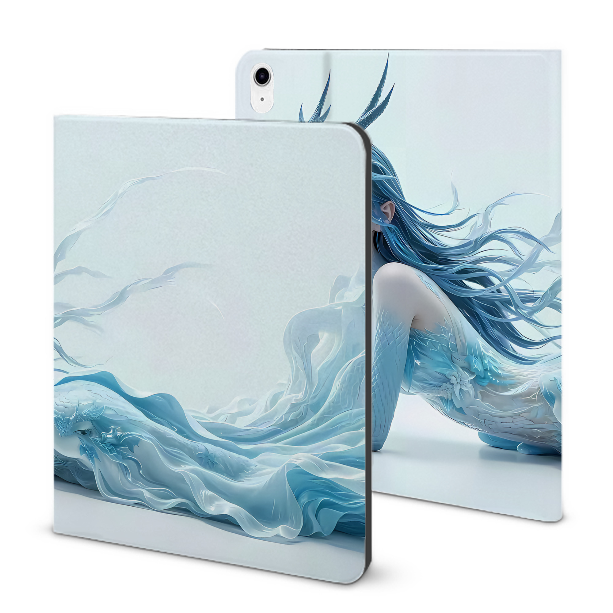 （画像用） Ne Zha 2 ナタ 魔童の大暴れ IPad ケース ブック型 PUレザー TPU 耐衝撃 軽量 薄型 ペン収納なし 全面保護 IPad 各モデル対応